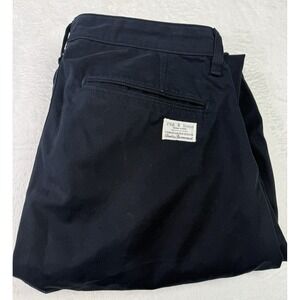 Rag Bone Standard Issue Pants 34x34 Blue Navy Chino 100% Cotton